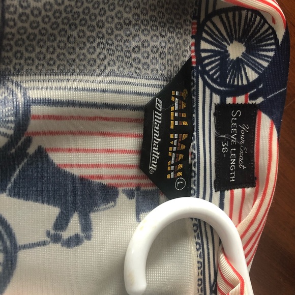 Vintage men’s polyester collared shirt - Picture 3 of 5